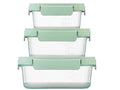 LocknLock NestnLock 3 Piece Sage Container Set