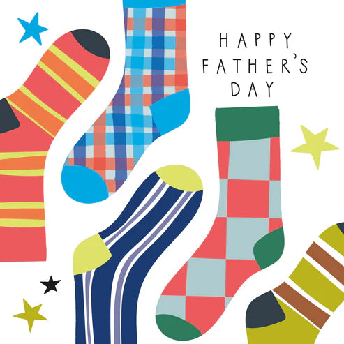 Belly Button Designs Happy Father’s Day Socks Card