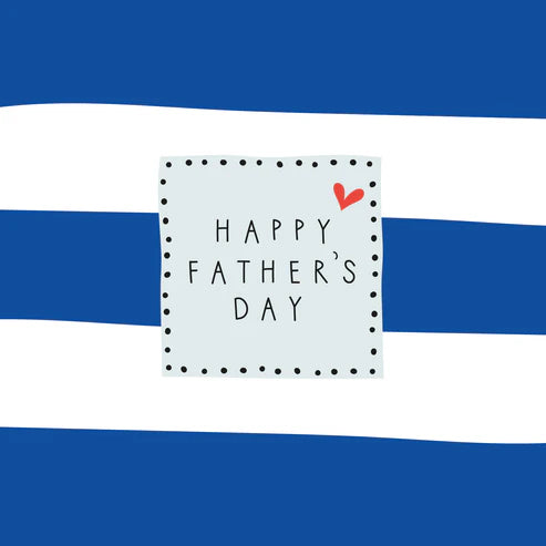 Belly Button Designs Happy Father’s Day Stripes Card