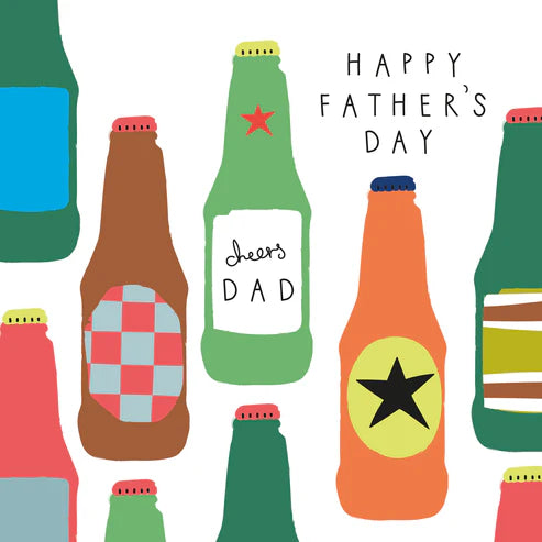 Belly Button Designs Happy Father’s Day Beers Card