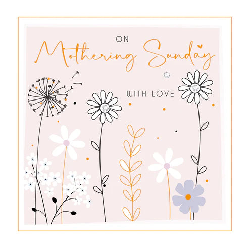 Belly Button Designs On Mothering Sunday With Love Card