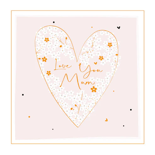 Belly Button Designs Love You Mum Card