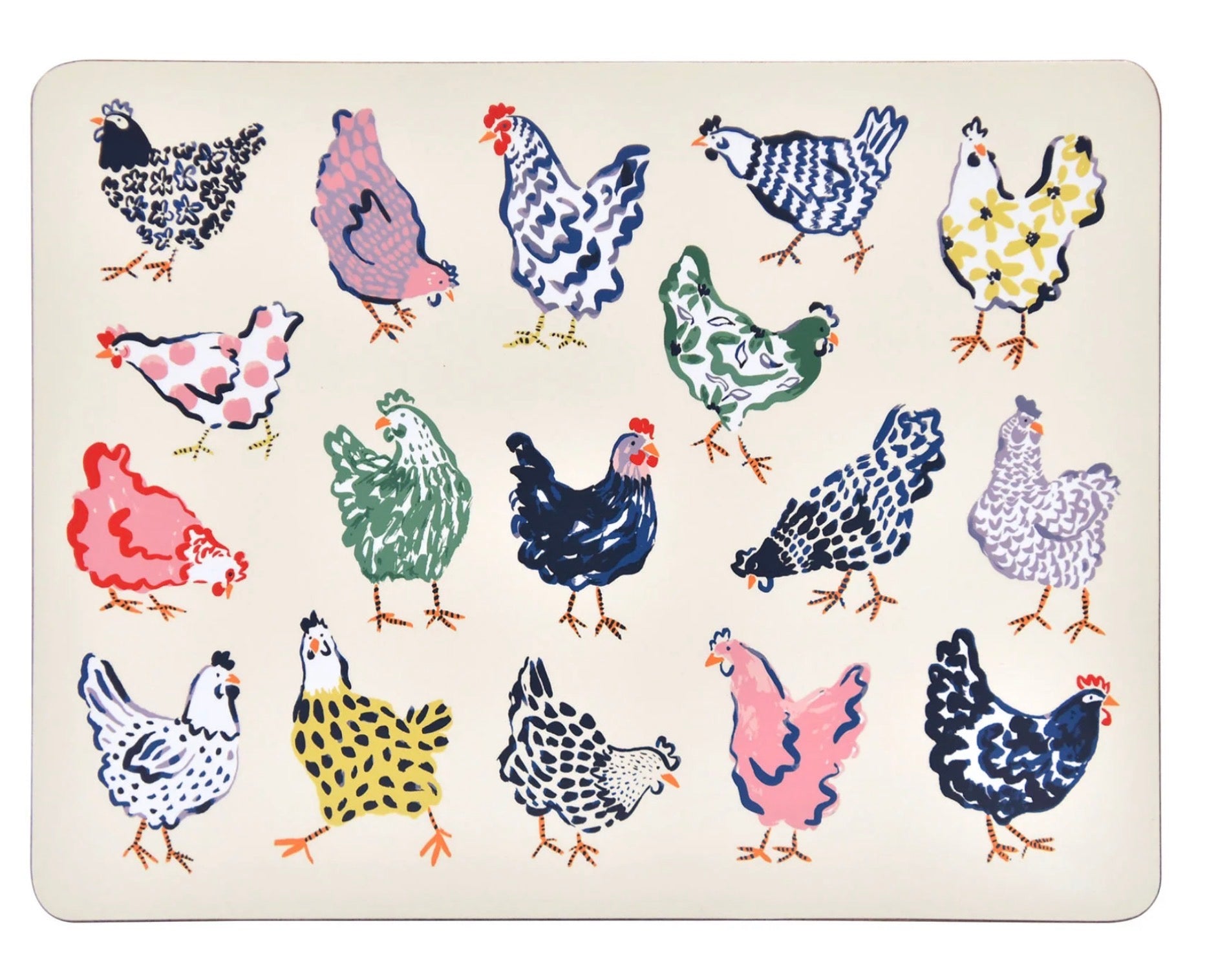 Ulster Weavers Chick Chicken Placemat 4 Pack in Yellow