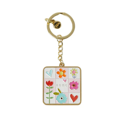 Belly Button Designs Chequer Home Keyring