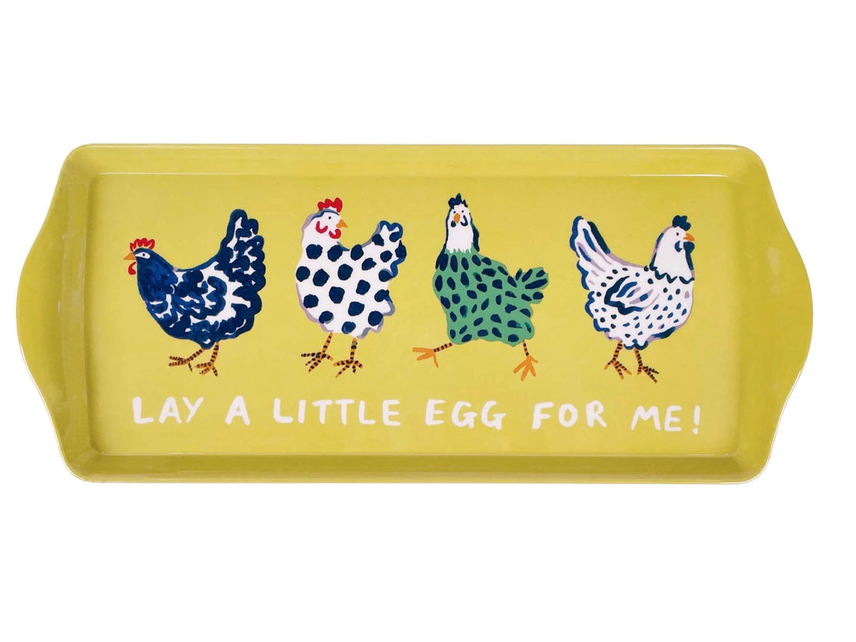 Ulster Weavers Chick Chicken Small Serving Tray in Yellow