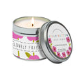 Belly Button Designs Mauve Flowers Lovely Friend Candle