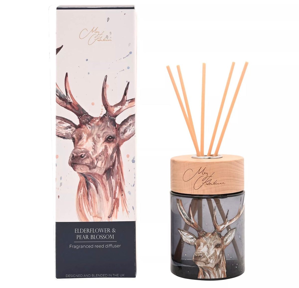 Meg Hawkins 150ml Diffuser Stag Elderflower & Pear Blossom