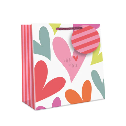Belly Button Designs Hearts Medium Giftbag