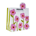 Belly Button Designs Mauve Flowers Medium Giftbag