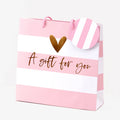 Belly Button Designs Signature Pink Stripe Tote Giftbag