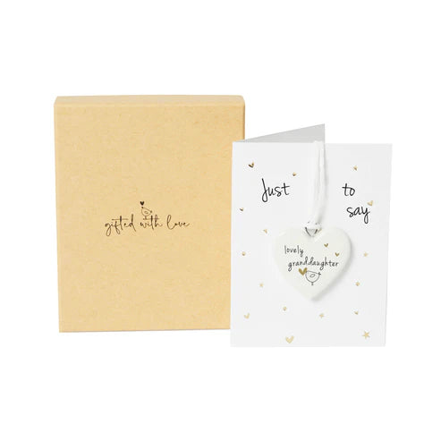 Belly Button Designs Lovely Granddaughter Boxed Decoration