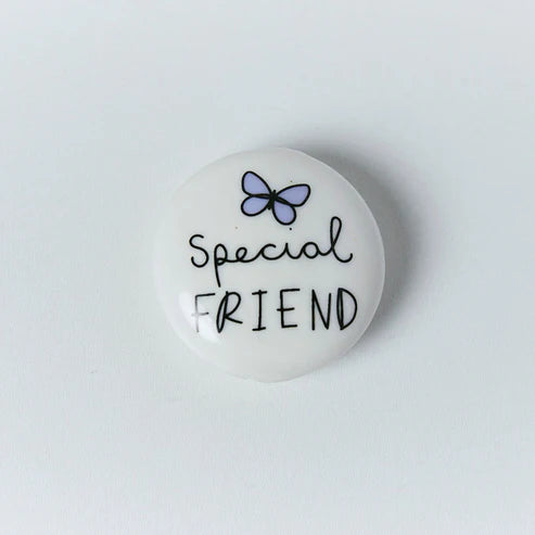 Belly Button Designs Ceramic Token Special Friend