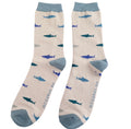 Mr Sparrow Sharks Socks Silver