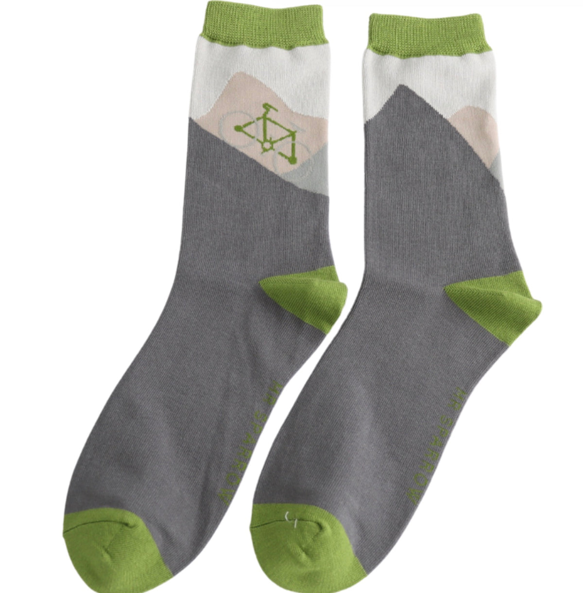 Mr Sparrow Hill Climb Socks Grey