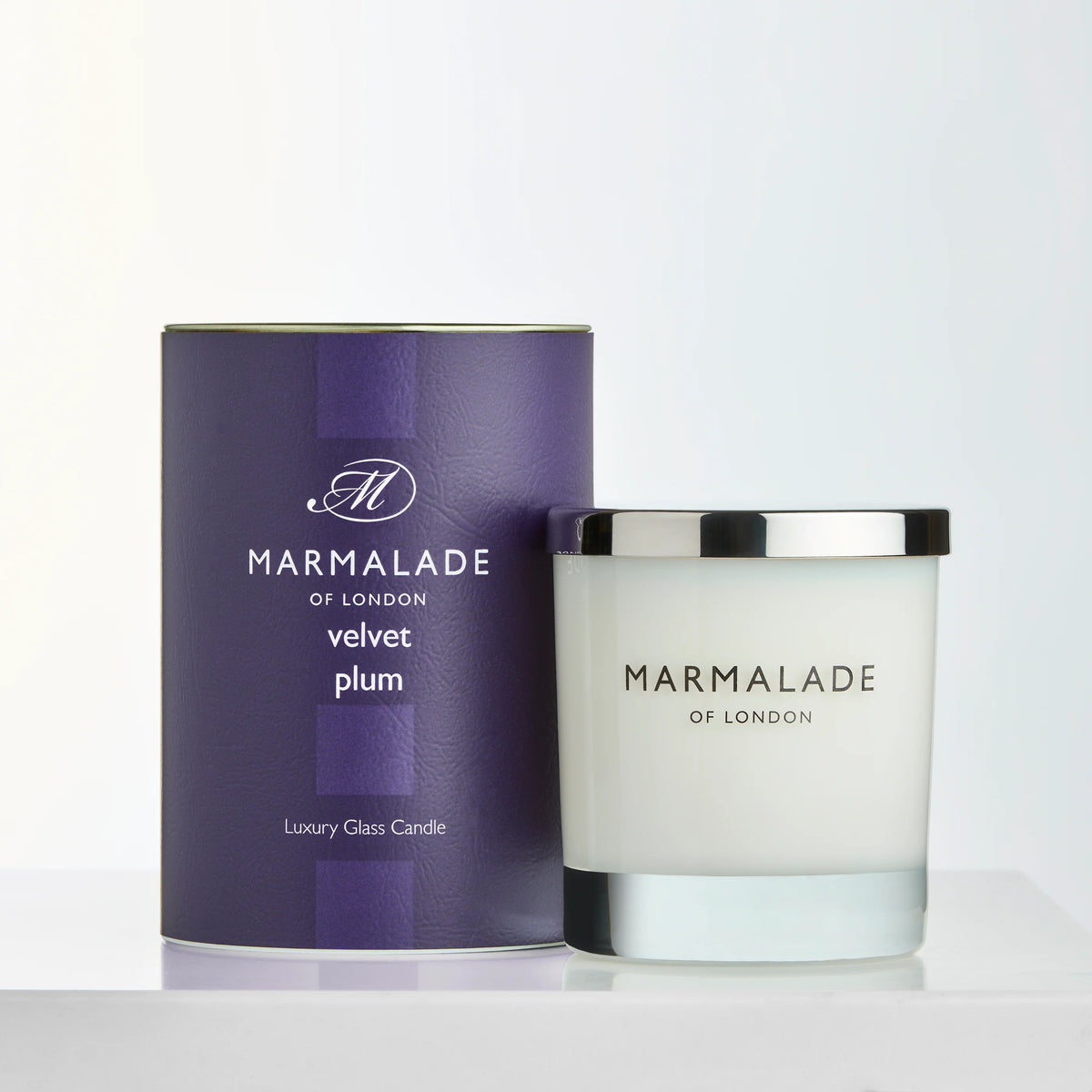Marmalade Luxury Glass Candle Velvet Plum 230g