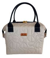 Beau And Elliot Oxford Quilted Convertible Lunch Bag Pebble