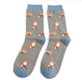 Mr Sparrow Foxes Socks Charcoal