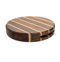 R Forest Cutting Board Round Multi Wood Acacia & Rubberwood 25cm