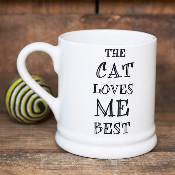 Sweet William The Cat Loves Me Best Mug