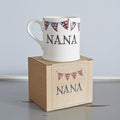 Sweet William Family Mug Nana with Union Jack Bunting