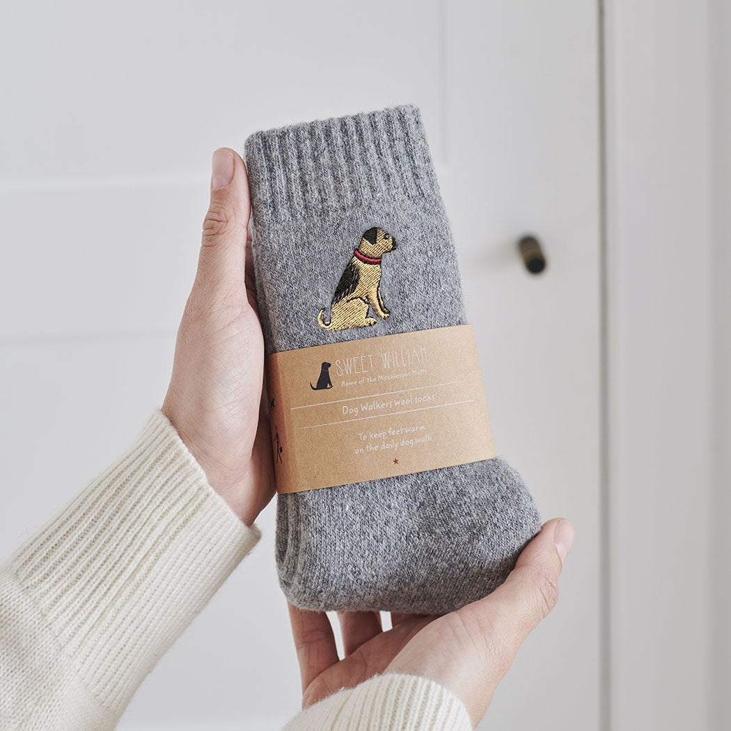Sweet William Dog Walking Socks Border Terrier