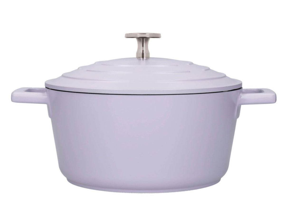MasterClass Cast Aluminium Casserole Dish, Lavender 2.5L