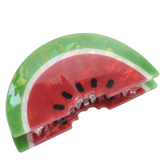 Red Cuckoo Watermelon Silce Hair Claw Clip