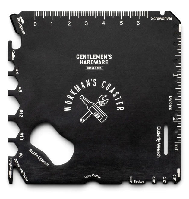 Gentlemens Hardware Workman’s Coaster Multi Tool
