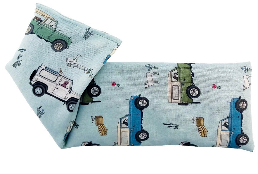 The Wheat Company Wellie Boot Landrover Cotton Lavender Wheat Bag