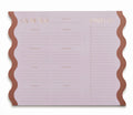Gentlemens Hardware Meal Planner Notepad with Magnets - Lilac & Nutmeg
