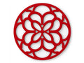 Zeal Silicone Heritage Circular Trivet Red 18cm