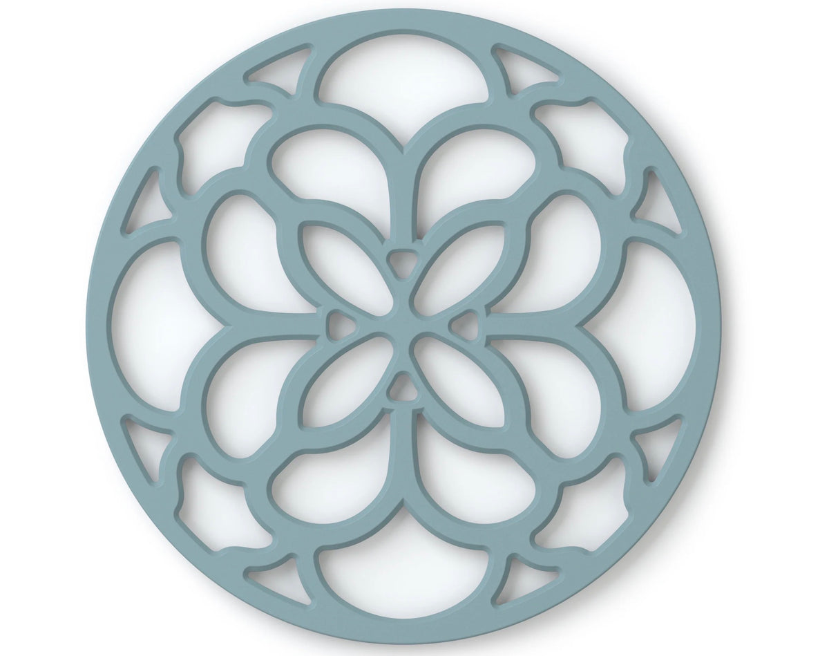 Zeal Silicone Heritage Circular Trivet Duck Egg Blue 18cm