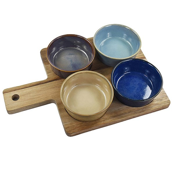 Elements 4 Snack On Tray Round