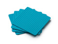Zeal Silicone Drinks Coasters, Set of 4 Aqua