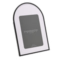 Impressions Black With White Mount Arch Photo Frame 5" x 7"