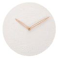 Interval Porcelain Dapple Texture Wall Clock White