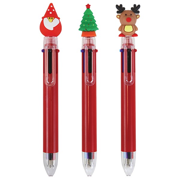 Jolipad Multi Colour Christmas Pens