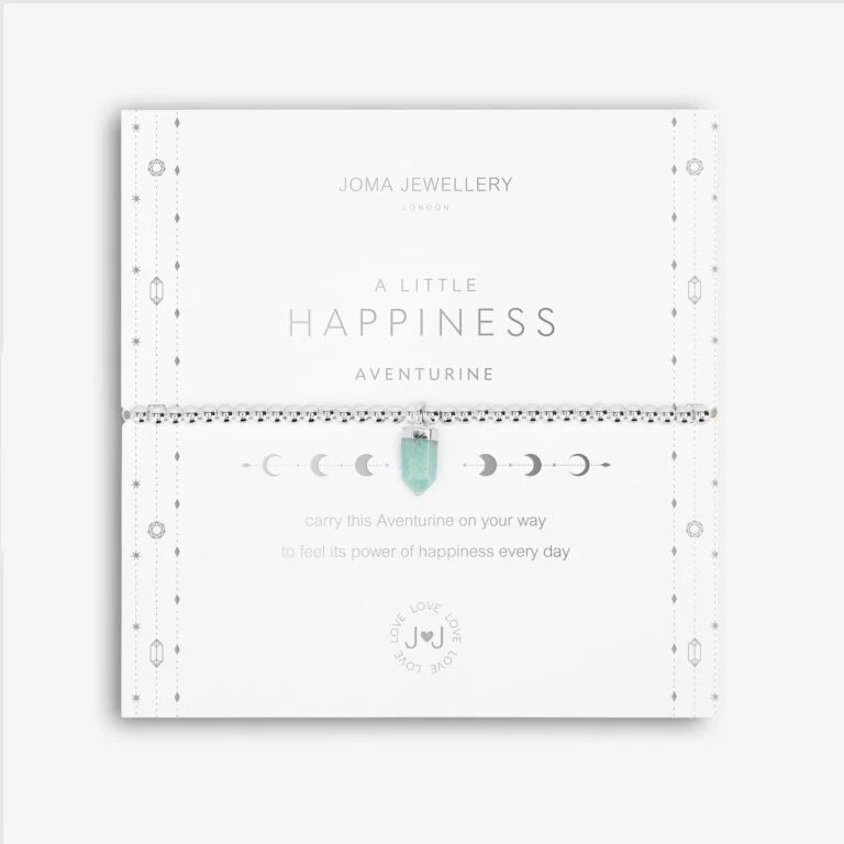 Joma Jewellery A Little Affirmation Happiness Crystal Aventurine Bracelet