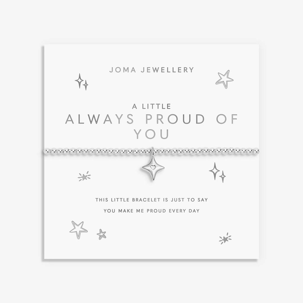 Joma Jewellery A Little Always Proud Of You Silver Plated Bracelet