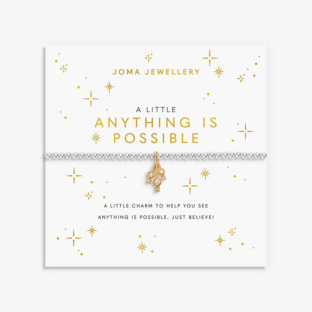 Joma Jewellery A Little Anything Is Possible Silver & Gold Plated Bracelet