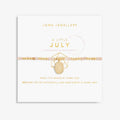 Joma Jewellery A Little Birthstone July Sunstone Gold Bracelet