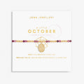 Joma Jewellery A Little Birthstone October Tourmaline Gold Bracelet