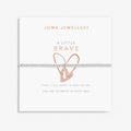 Joma Jewellery A Little Brave Silver And Rose Gold Bracelet