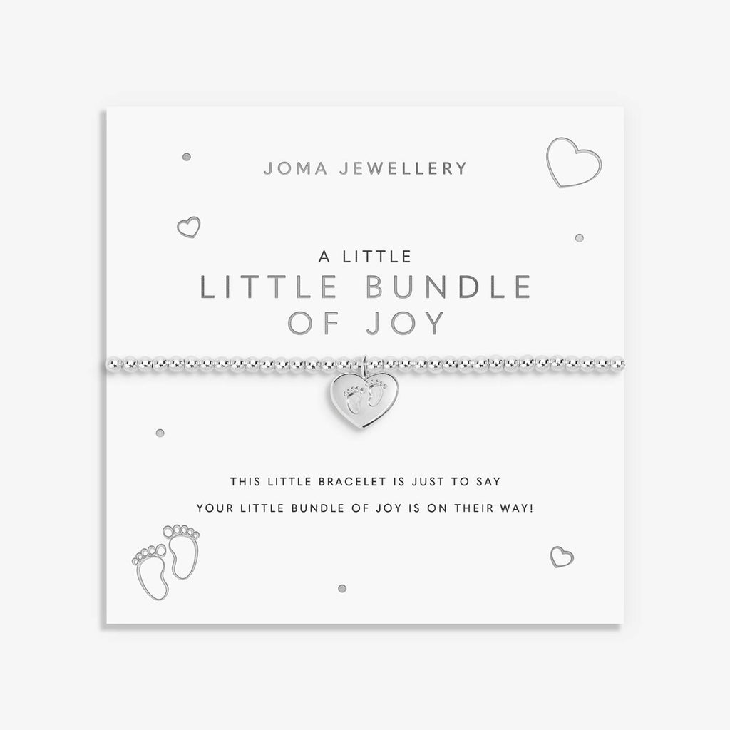 Joma Jewellery A Little Little Bundle Of Joy Silver Plated Bracelet