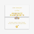 Joma Jewellery A Little Charmed Moments Perfect Pawprint Silver, Gold & Rose Gold Plated Bracelet
