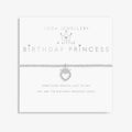 Joma Jewellery A Little Childrens Birthday Princess Silver Bracelet