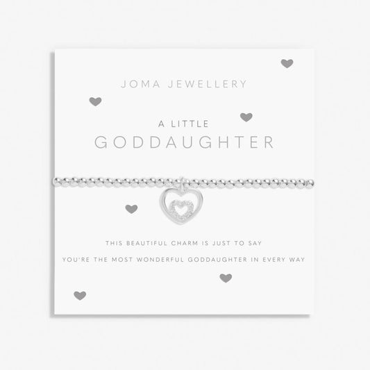 Joma Jewellery A Little Childrens Goddaughter Silver Bracelet