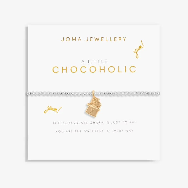 Joma Jewellery A Little Chocoholic Silver And Gold Bracelet