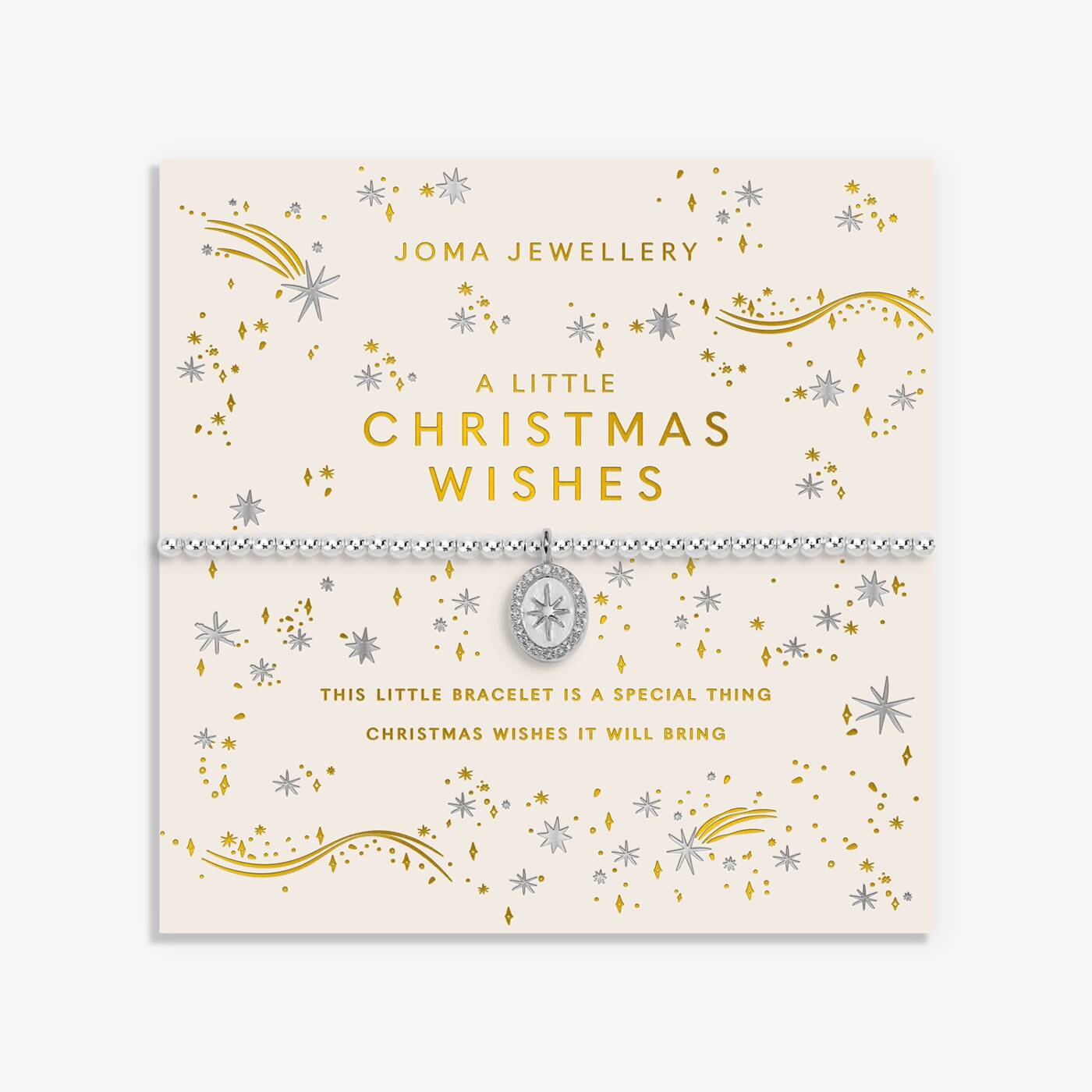 Joma Jewellery Christmas A Little Christmas Wishes Silver Plated Bracelet