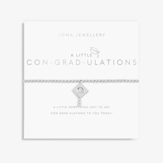 Joma Jewellery A Little Con-Grad-Ulations Silver Bracelet